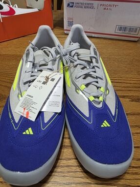 Adidas F50 Freestyle Messi Men's Athletic Sneakers in Blue, Gray